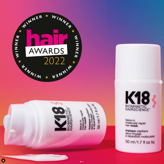 K18 Voted 'BEST HAIRCARE INNOVATION' at the Hair Awards 2022